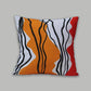 Cushion Cover 100% Polyester Printed Green white - 16" X 16"