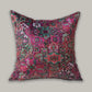 Embroidered Cushion Cover Velvet Digital Printed Purple - 16" X 16"